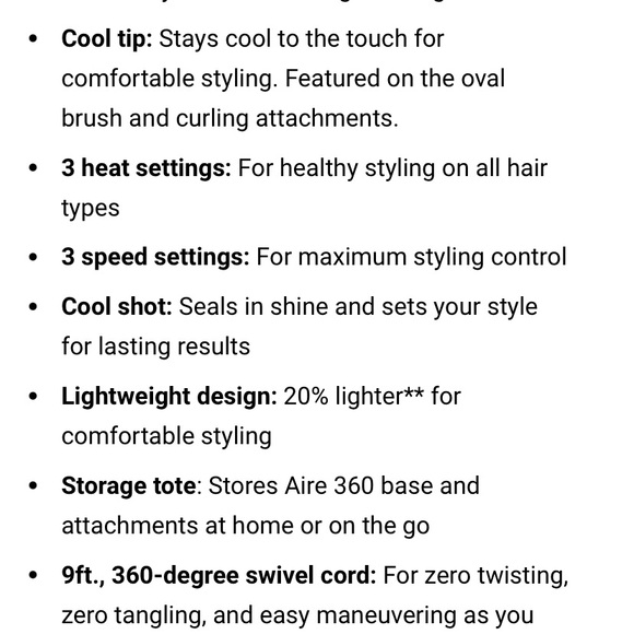 NEW in the box! T3 AIRE 360 blowout kit - Picture 4 of 8